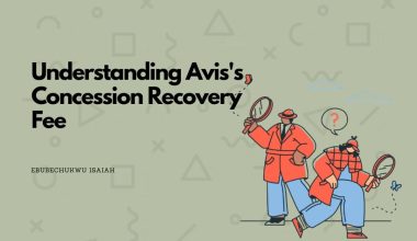 Featured image of the article with the text "Understanding Avis's Concession Recovery Fee" at the left and a corresponding image at the right