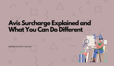 Featured image of the article with the text "Avis Surcharge Explained and What You Can Do Different" at the left and a corresponding image at the right