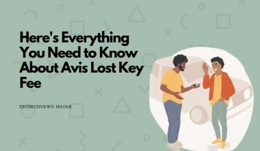 Featured image of the article with the text "Here's Everything You Need to Know About Avis Lost Key Fee" at the left and a corresponding image at the right