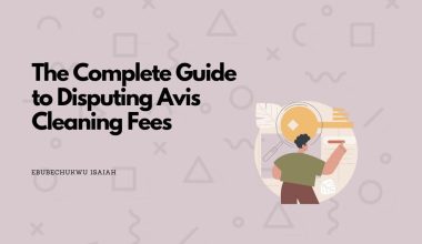 Disputing Avis Cleaning Fee