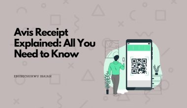 Featured image of the article with the text "Avis Receipt Explained: All You Need to Know" at the left and a corresponding image at the right